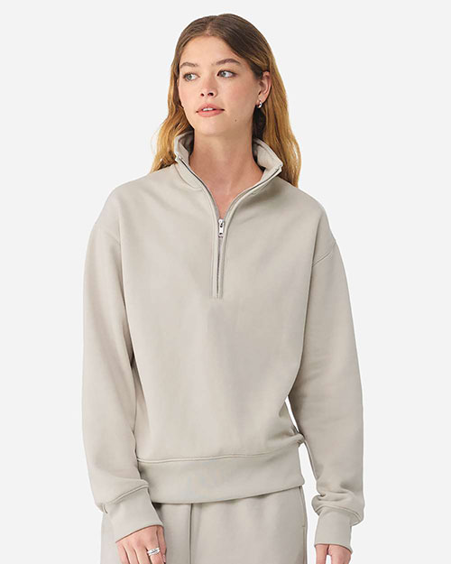 Bella + Canvas 4740 Unisex 10 oz Quarter-Zip Pullover Sweatshirt at GotApparel