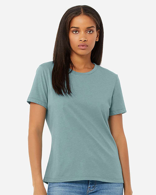 Bella + Canvas 6400CVC Women Ladies' Relaxed Heather Cvc Short-Sleeve T-Shirt at GotApparel