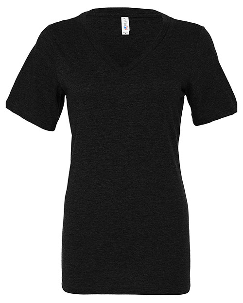 Bella + Canvas 6405CVC Women Missys Relaxed Jersey Short-Sleeve V-Neck T-Shirt at GotApparel