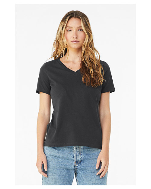 Bella + Canvas 6405 Women Missys Relaxed Jersey Short-Sleeve V-Neck T-Shirt at GotApparel
