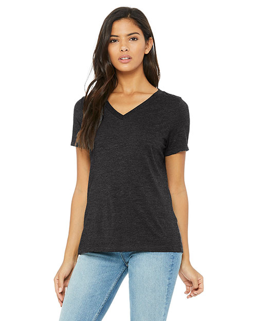 Bella + Canvas 6405CVC Women Missys Relaxed Jersey Short-Sleeve V-Neck T-Shirt at GotApparel