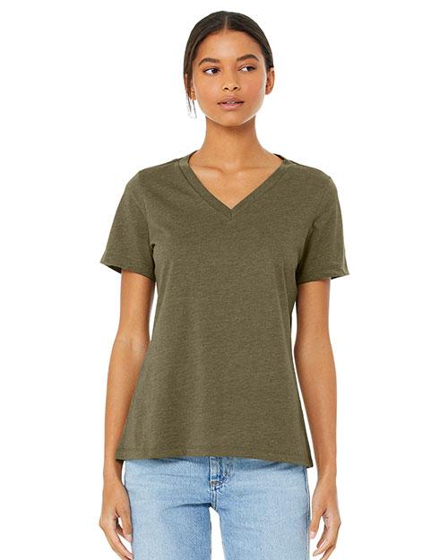 Bella + Canvas 6405CVC Women Missys Relaxed Jersey Short-Sleeve V-Neck T-Shirt at GotApparel