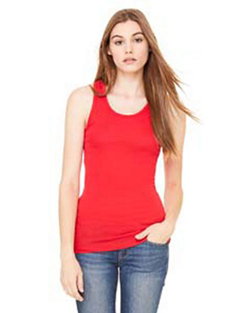 Bella + Canvas 8770 Women Sheer Mini Rib Racerback Tank at GotApparel