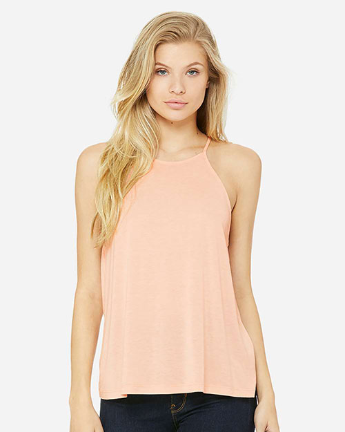 Bella + Canvas 8809 Women Flowy High Neck Tank at GotApparel