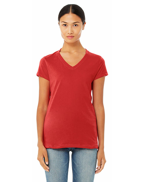 Bella + Canvas B6005 Women Jersey Short-Sleeve V-Neck T-Shirt at GotApparel