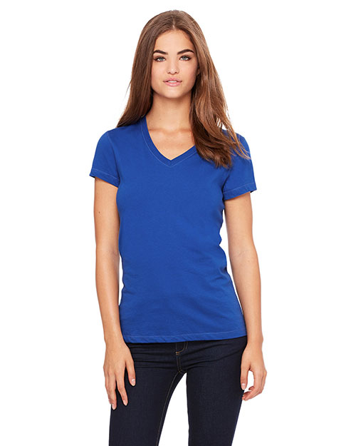 Bella + Canvas B6005 Women Jersey Short-Sleeve V-Neck T-Shirt at GotApparel
