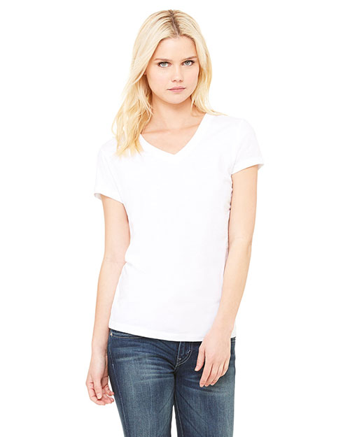 Bella + Canvas B6005 Women Jersey Short-Sleeve V-Neck T-Shirt at GotApparel