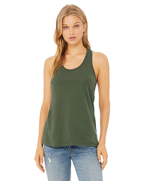 Bella + Canvas B6008 Women Jersey Racerback Tank at GotApparel