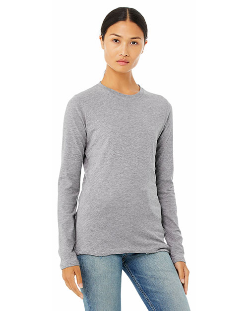 Bella + Canvas B6500 Women Jersey Long-Sleeve T-Shirt at GotApparel