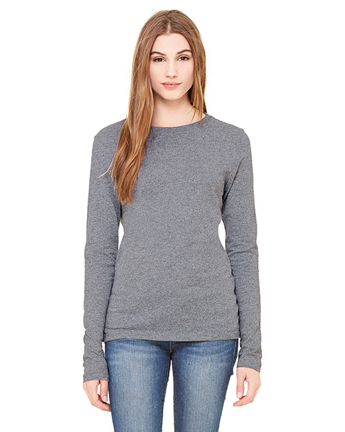 Bella + Canvas B6500 Women Jersey Long-Sleeve T-Shirt at GotApparel