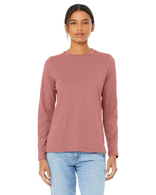 Bella + Canvas B6500 Women Jersey Long-Sleeve T-Shirt at GotApparel