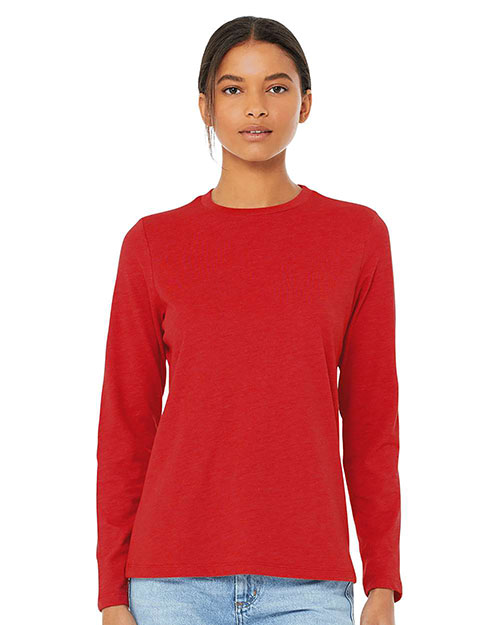 Bella + Canvas B6500 Women Jersey Long-Sleeve T-Shirt at GotApparel
