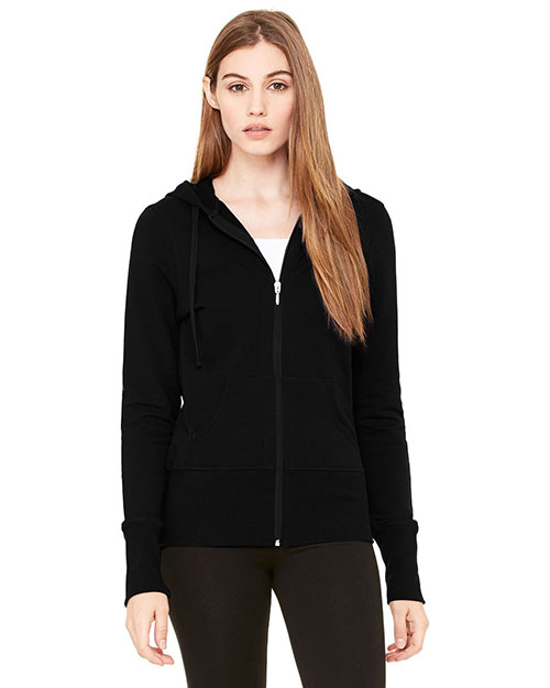 Bella + Canvas B7207 Women Stretch French Terry Lounge Jacket at GotApparel