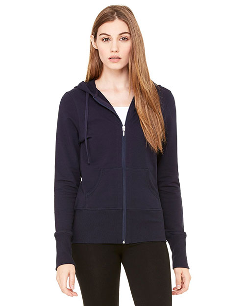 Bella + Canvas B7207 Women Stretch French Terry Lounge Jacket at GotApparel