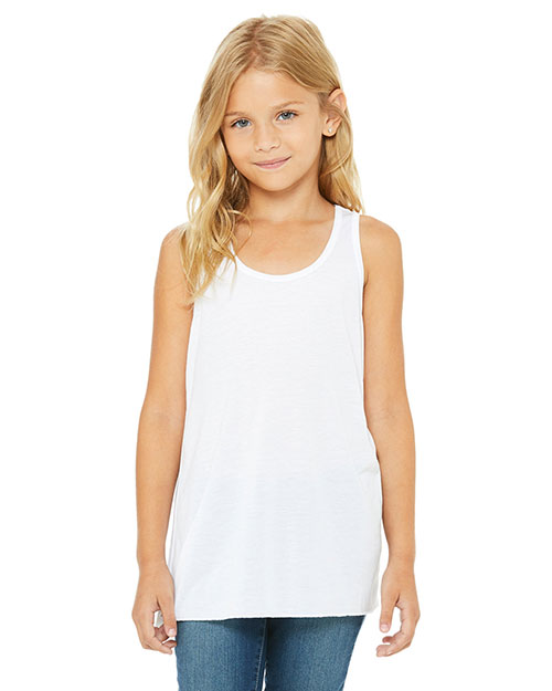 Bella + Canvas B8800Y Girls Flowy Racerback Tank at GotApparel