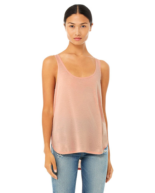 Bella + Canvas B8802 Women Flowy Side Slit Tank at GotApparel