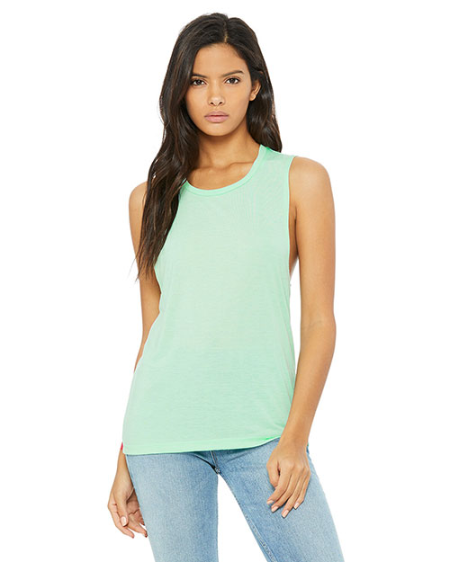 Bella + Canvas B8803 Women Flowy Scoop Muscle Tank at GotApparel