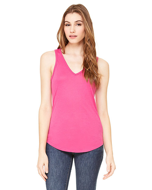 Bella + Canvas B8805 Women Flowy V-Neck Tank at GotApparel