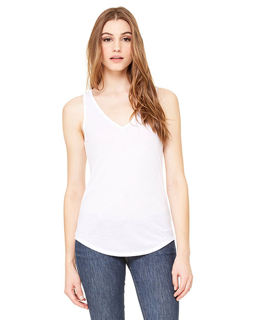 Bella + Canvas B8805 Women Flowy V-Neck Tank at GotApparel