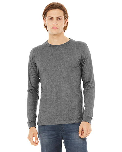 Bella + Canvas BC3513 Unisex Triblend Long Sleeve Tee at GotApparel