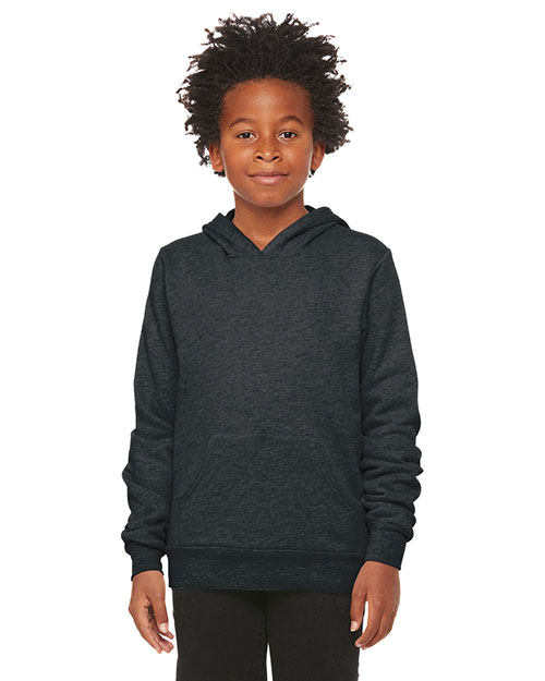 Bella + Canvas BC3719Y Youth Sponge Fleece Pullover Hoodie at GotApparel