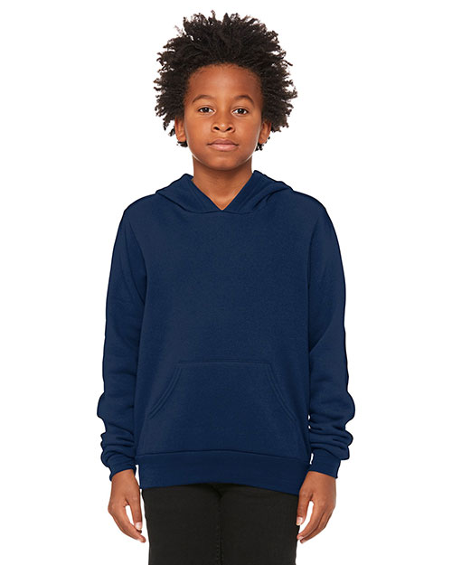 Bella + Canvas BC3719Y Youth Sponge Fleece Pullover Hoodie at GotApparel