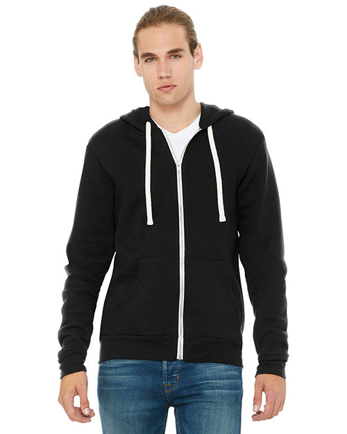 Bella + Canvas BC3909 Unisex Triblend Sponge Fleece Full-Zip Hoodie at GotApparel