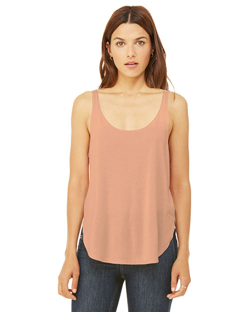 Bella + Canvas BC8802 Women's Flowy Side-Slit Tank at GotApparel