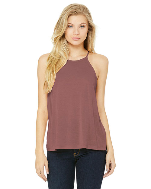 Bella + Canvas BC8809 Women's Flowy High-Neck Tank at GotApparel