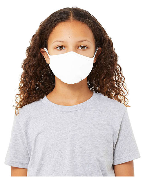 Bella + Canvas TT044Y Boys Youth 2-Ply Reusable Face Mask at GotApparel