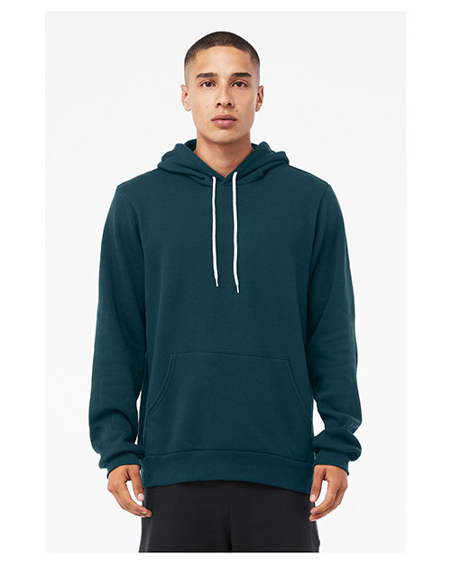 Bella + Canvas 3719 Poly Cotton Fleece Pullover Unisex Hoodie at GotApparel