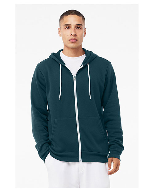 Bella + Canvas 3739 Unisex Sponge Fleece Full-Zip Hoodie at GotApparel