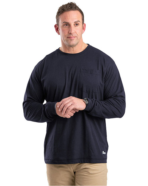 Berne BSM39  Unisex Performance Long-Sleeve Pocket T-Shirt at GotApparel