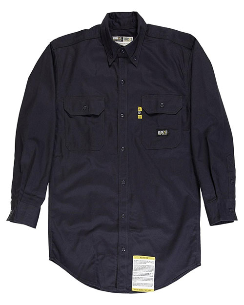 Berne FRSH10T  Men's Tall Flame-Resistant Button Down Work Shirt at GotApparel