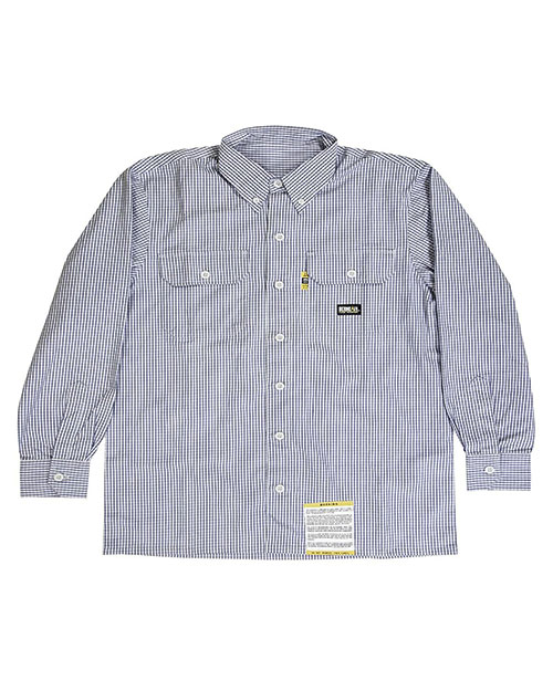 Berne FRSH21 Men's Flame-Resistant Down Plaid Work Shirt at GotApparel