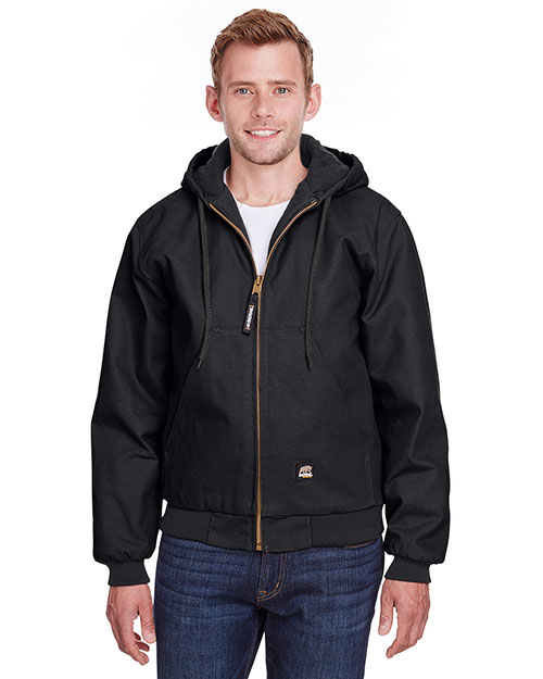 Berne HJ51T  Men's Tall Highland Washed Cotton Duck Hooded Jacket at GotApparel