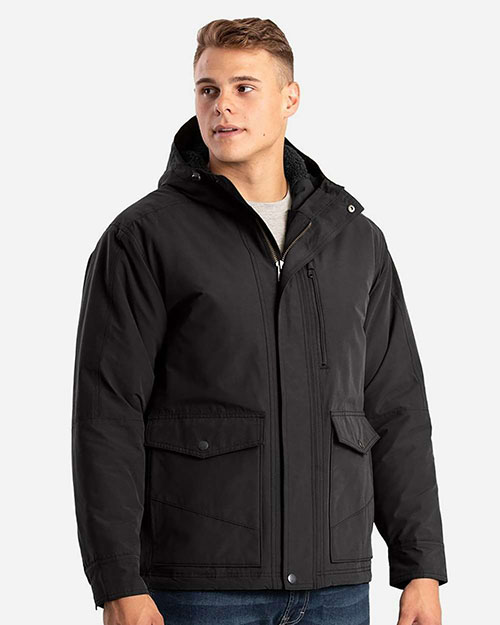 Berne HJ67 Men's Highland Quilt-Lined Micro-Duck Hooded Jacket at GotApparel