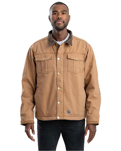 Berne J58 Unisex Vintage Washed Sherpa-Lined Work Jacket at GotApparel