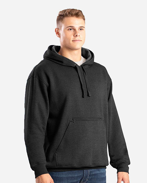 Berne SP418 Men's Heritage Zip Pocket Hooded Sweatshirt at GotApparel