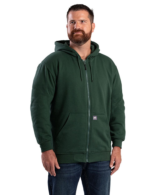 Berne SZ101T Men's Tall Heritage Thermal-Lined Full-Zip Hooded Sweatshirt at GotApparel