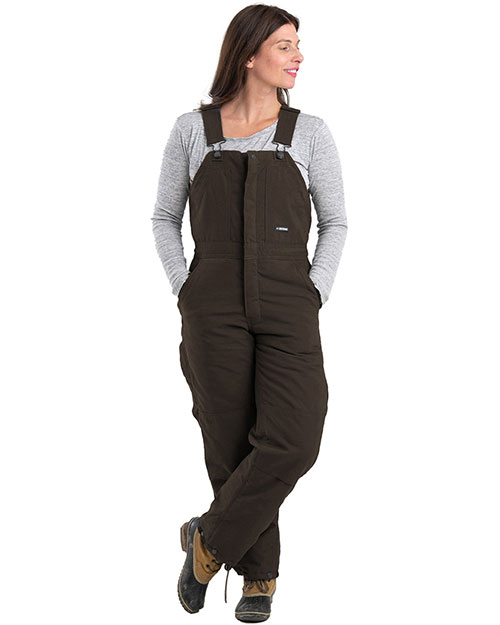 Berne WB515 Ladies' Softstone Duck Insulated Bib Overall at GotApparel