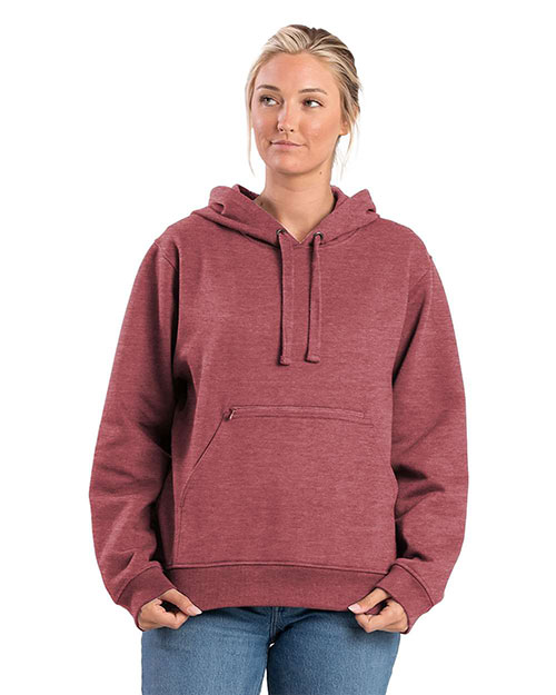 Berne WSP418 Women's Heritage Zippered Pocket Hooded Sweatshirt at GotApparel