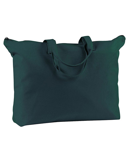 BAGedge BE009 Women  12 Oz. Canvas Zippered Book Tote at GotApparel