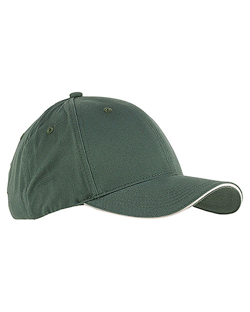 Big Accessories / Bagedge BX004 Unisex 6-Panel Twill Sandwich Baseball Cap at GotApparel