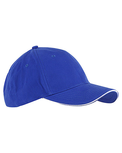 Big Accessories / Bagedge BX004 Unisex 6-Panel Twill Sandwich Baseball Cap at GotApparel