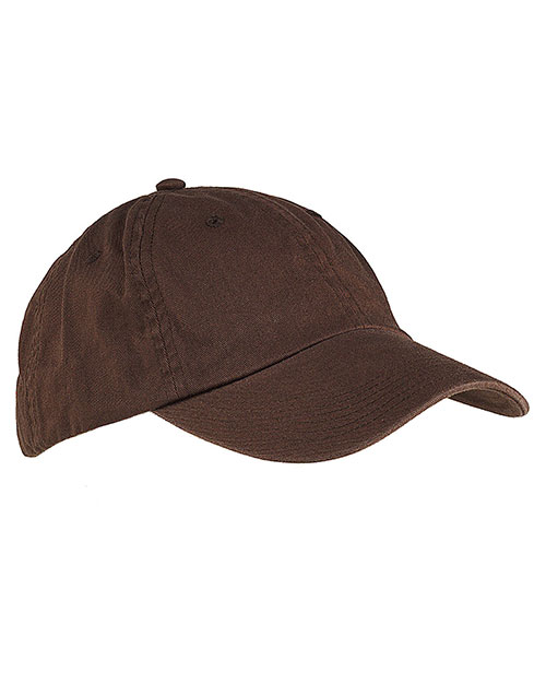 Big Accessories / Bagedge BX005 Unisex 6-Panel Washed Twill Low-Profile Cap at GotApparel