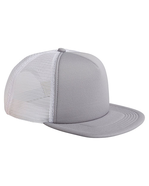 Big Accessories / Bagedge BX030 Men 5-Panel Foam Front Trucker Cap at GotApparel