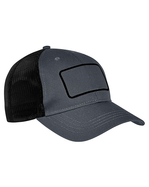 Big Accessories BA656T Patch Trucker Cap at GotApparel