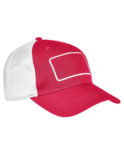 Big Accessories BA656T Patch Trucker Cap at GotApparel