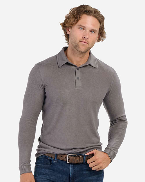 Boxercraft BM1101 Men's Cuddle Sweater Polo at GotApparel